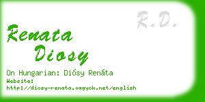 renata diosy business card